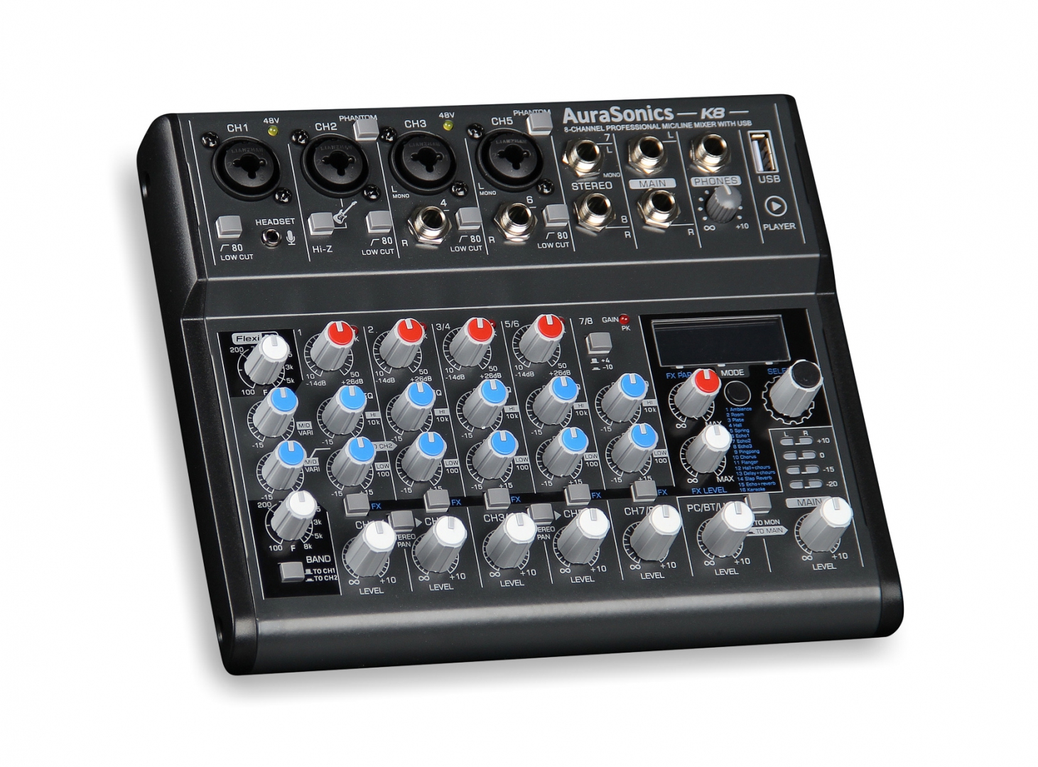 AuraSonics K8 компактный микшерный пульт в Ставрополе