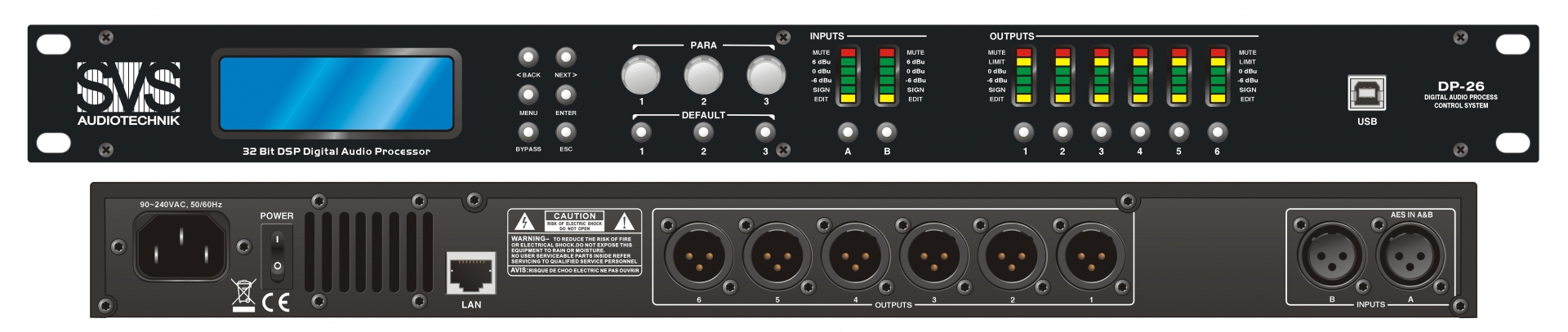 SVS Audiotechnik DP-26 Цифровой процессор: 2 входа 6 выходов в Ставрополе