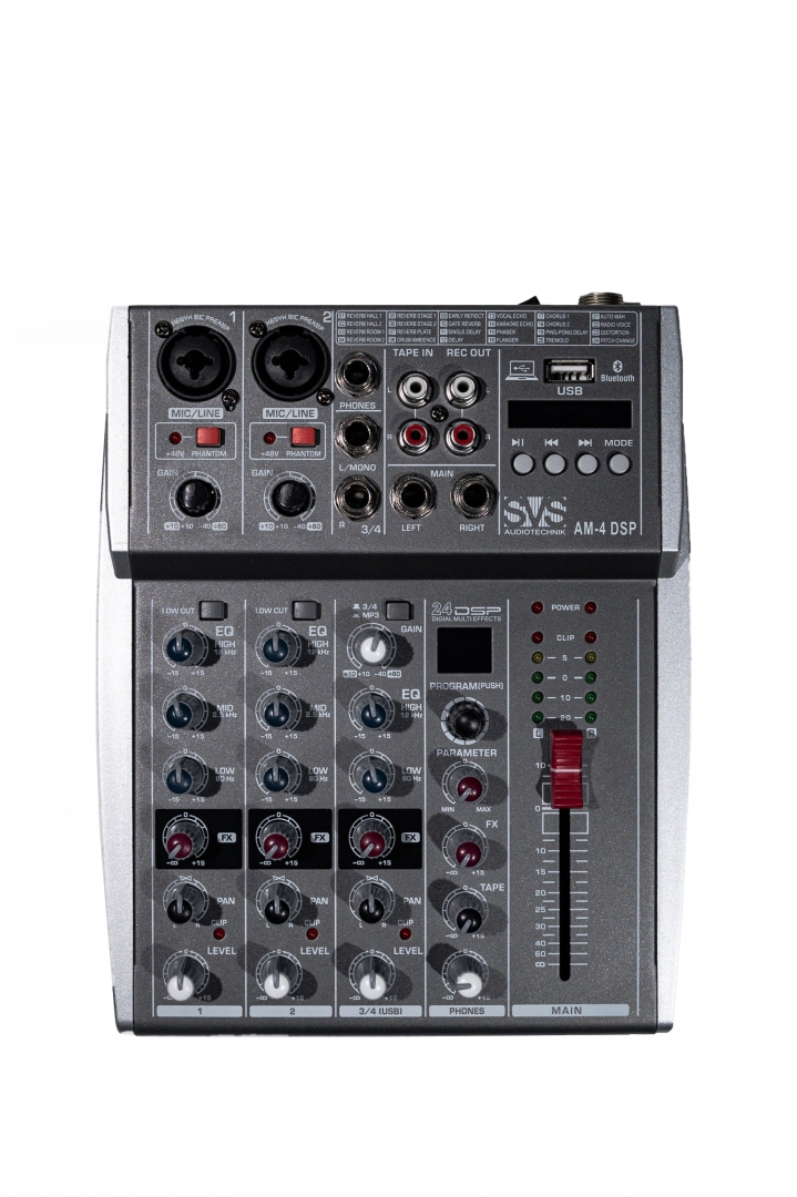 SVS Audiotechnik mixers AM-4 DSP Аналоговый микшерный пульт, 4-канала в Ставрополе
