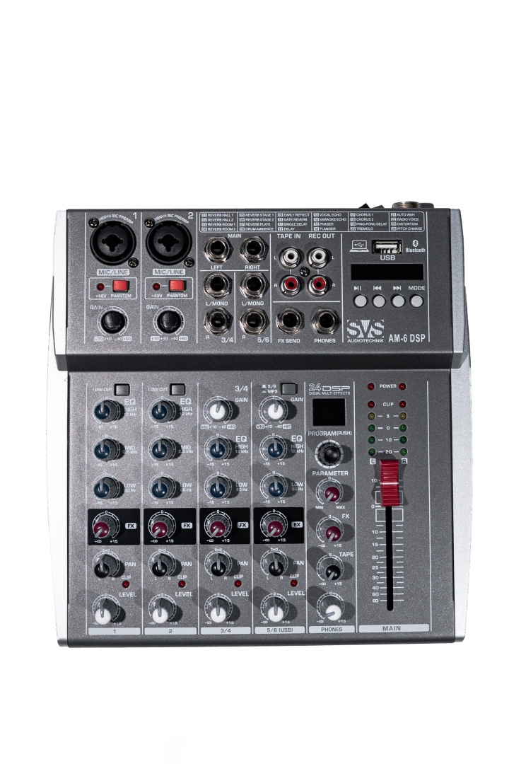 SVS Audiotechnik mixers AM-6 DSP Микшерный пульт аналоговый, 6-канальный SVS Audiotechnik mixers в Ставрополе