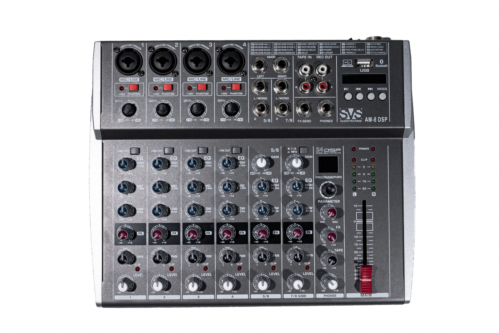 SVS Audiotechnik mixers AM-8 DSP Микшерный пульт аналоговый, 8-канальный в Ставрополе